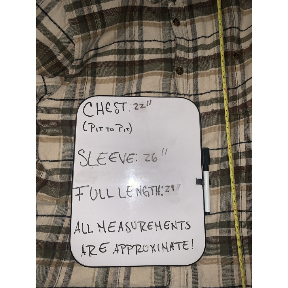 O'Neill Sherpa Redmond Lined Flannel Shirt XL Shacket Plaid Jacket Button Green - Picture 16 of 16